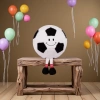 Inflatable toy balls - football-shaped plush toys, creative and trendy toys, cute plush ornaments, children's gifts Specification image